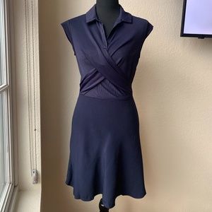Navy Blue Mini Sandro Dress